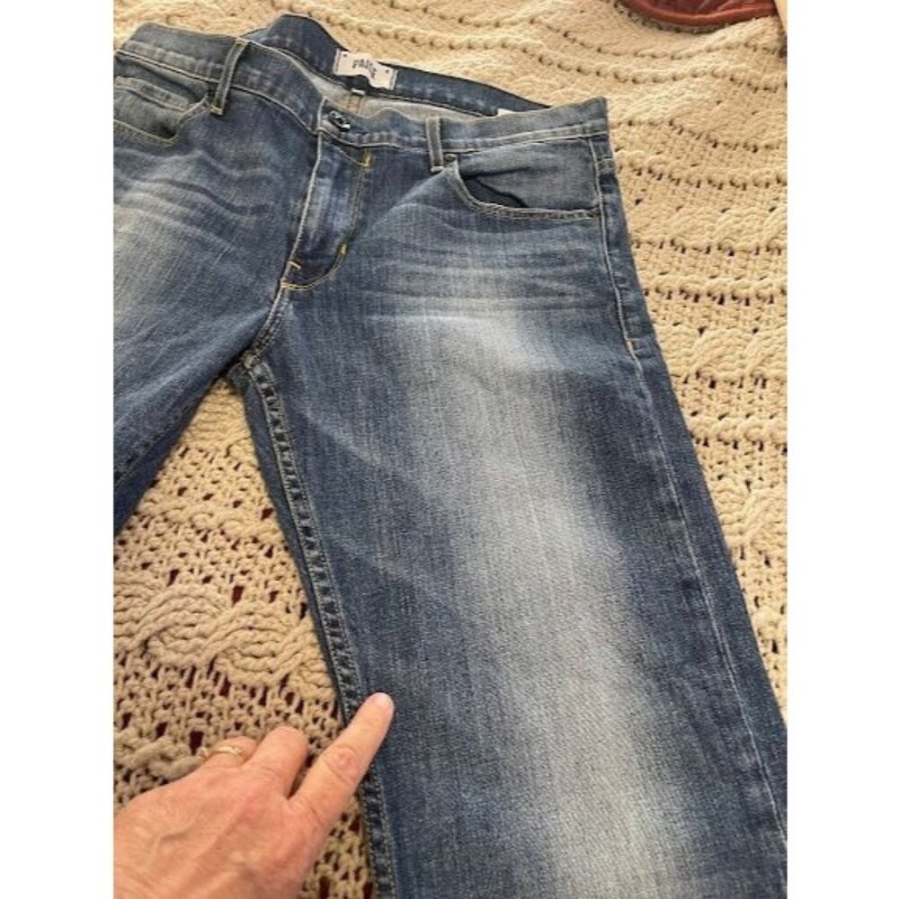 Paige Doheny 32 Mens Denim Jeans Cotton & Elastane Blue - Picture 4 of 16